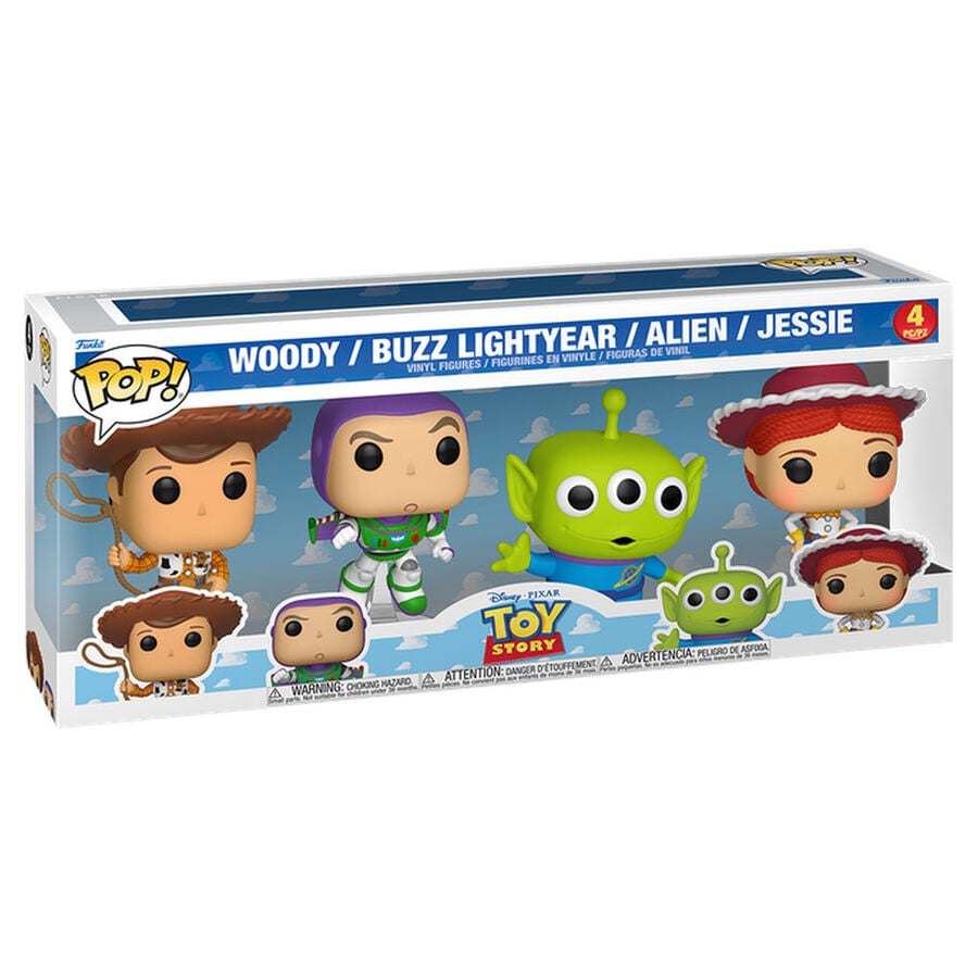 Pack 4 figuras Funko POP Disney Pixar Toy Story