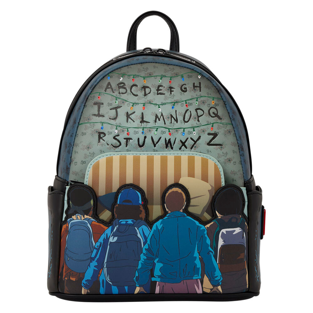 Mochila Casual 10th Anniversary Stranger Things Loungefly 26cm