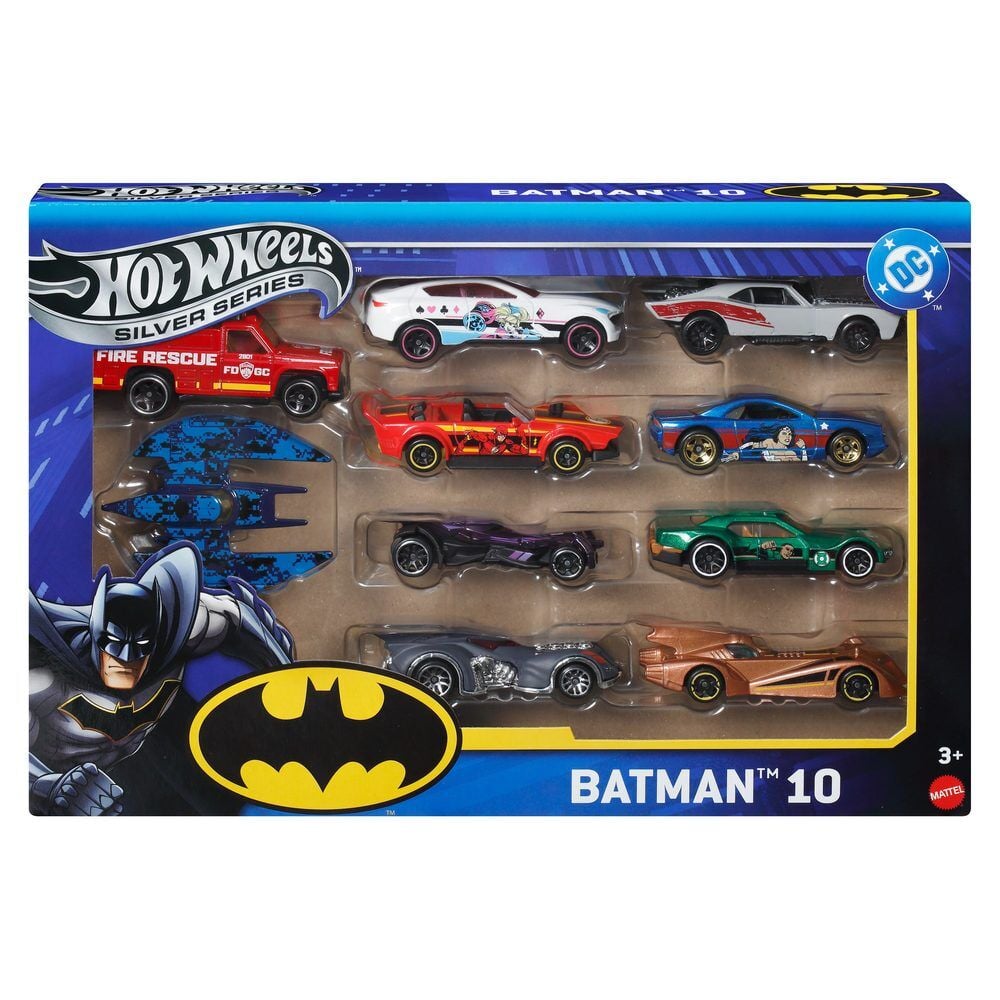 Pack 10 Carros Batman DC Universe Hot Wheels