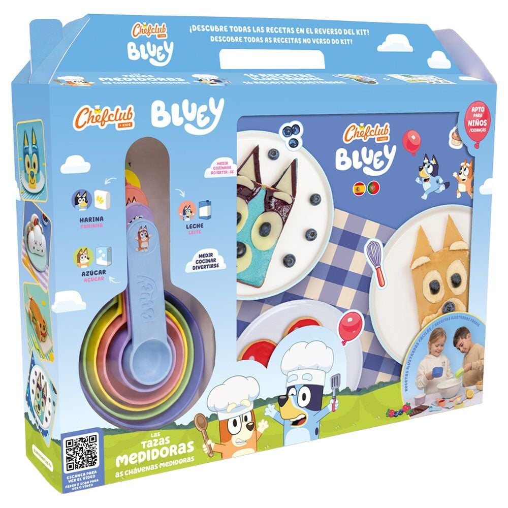 Copos de medição Chefclub da Bluey