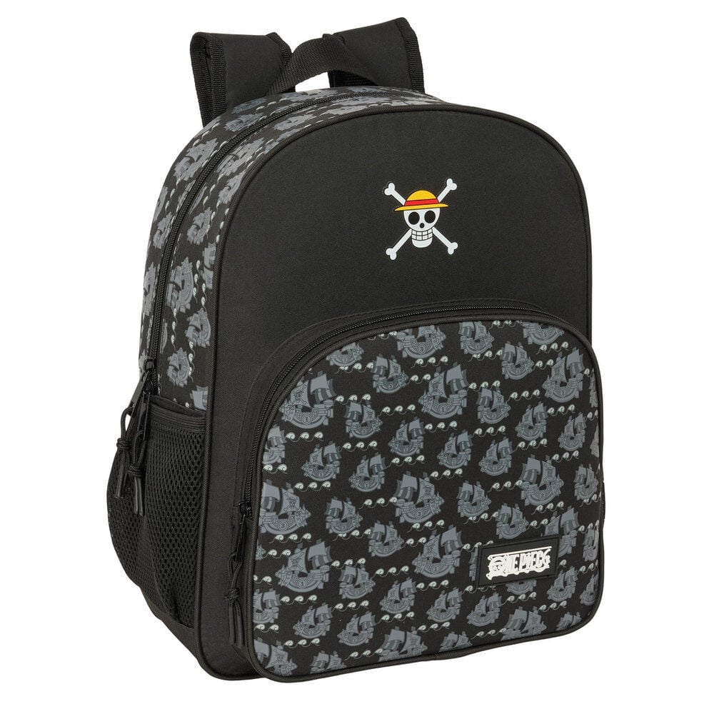 Mochila Escolar Pirates One Piece 42cm Adaptável