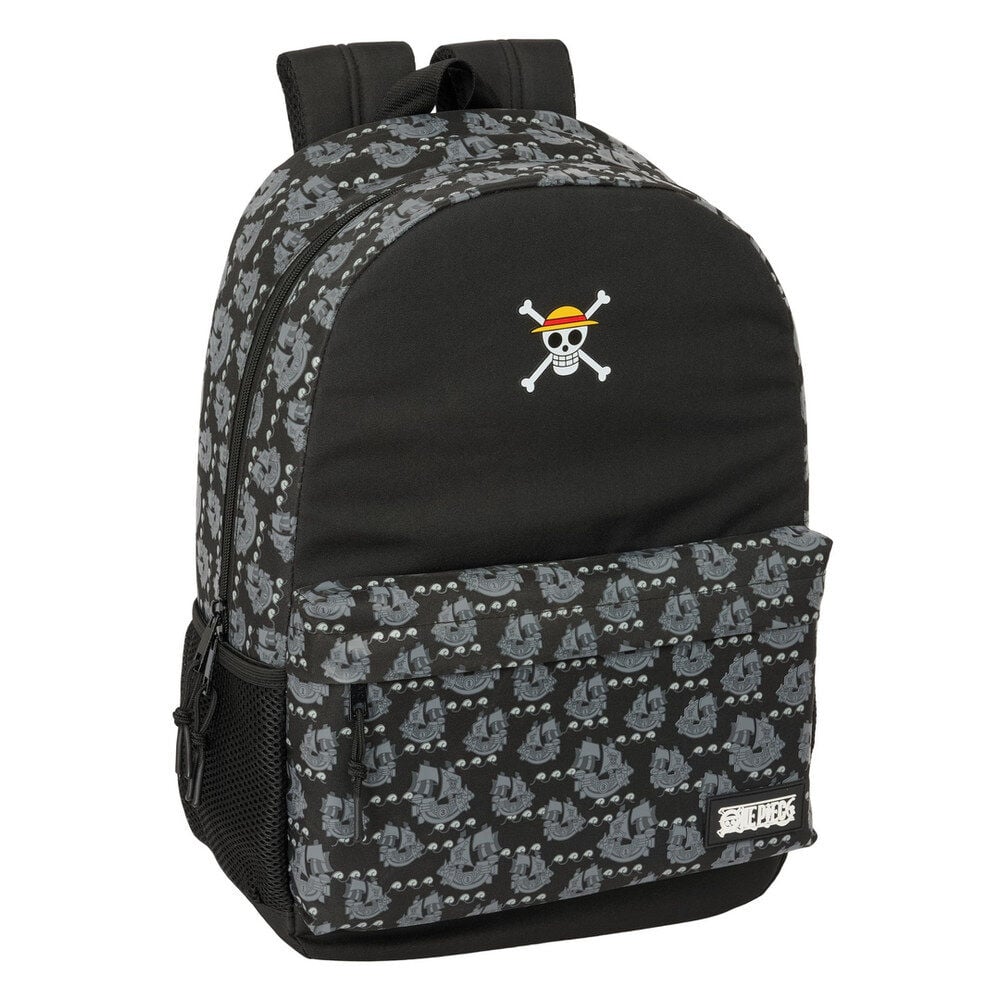 Mochila Escolar Pirates One Piece 46cm Adaptável