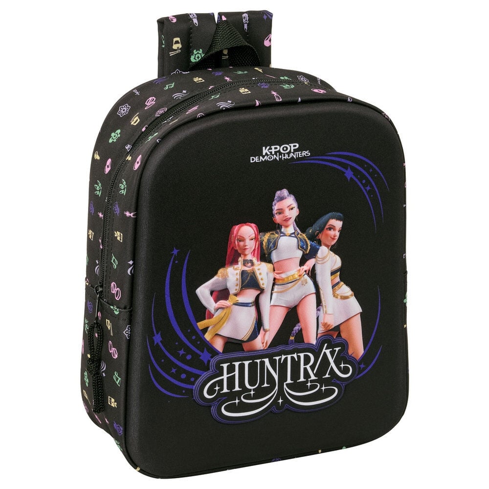 Mochila Creche 3D Sound K-Pop Demon Hunters 27cm