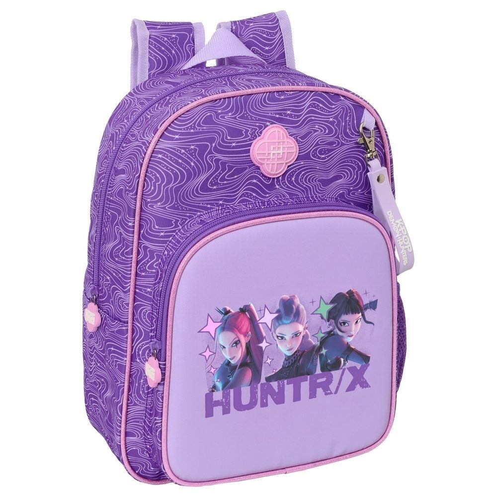 Mochila Pré-Escolar Battle K-Pop Demon Hunters 34cm Adaptável