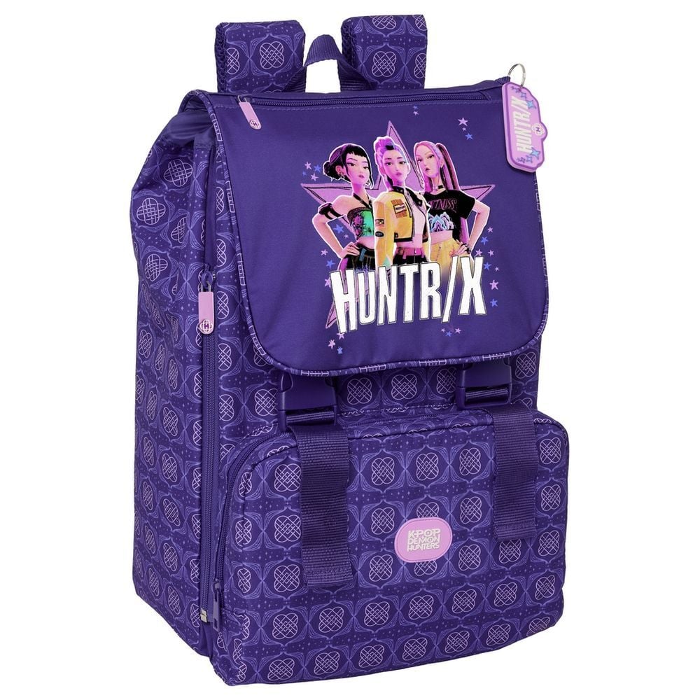 Mochila Escolar Figthers K-Pop Demon Hunters 41cm