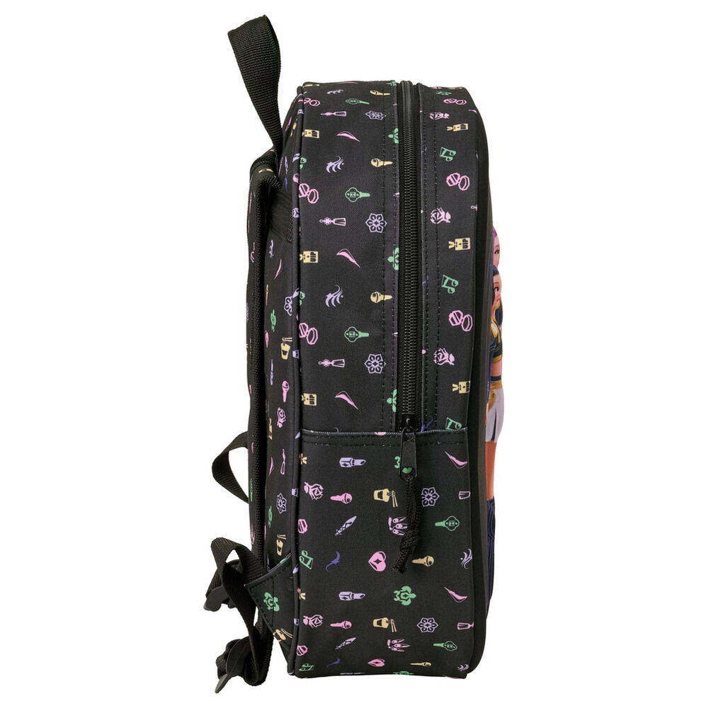 Mochila Pré-Escolar 3D Sound K-Pop Demon Hunters 33cm