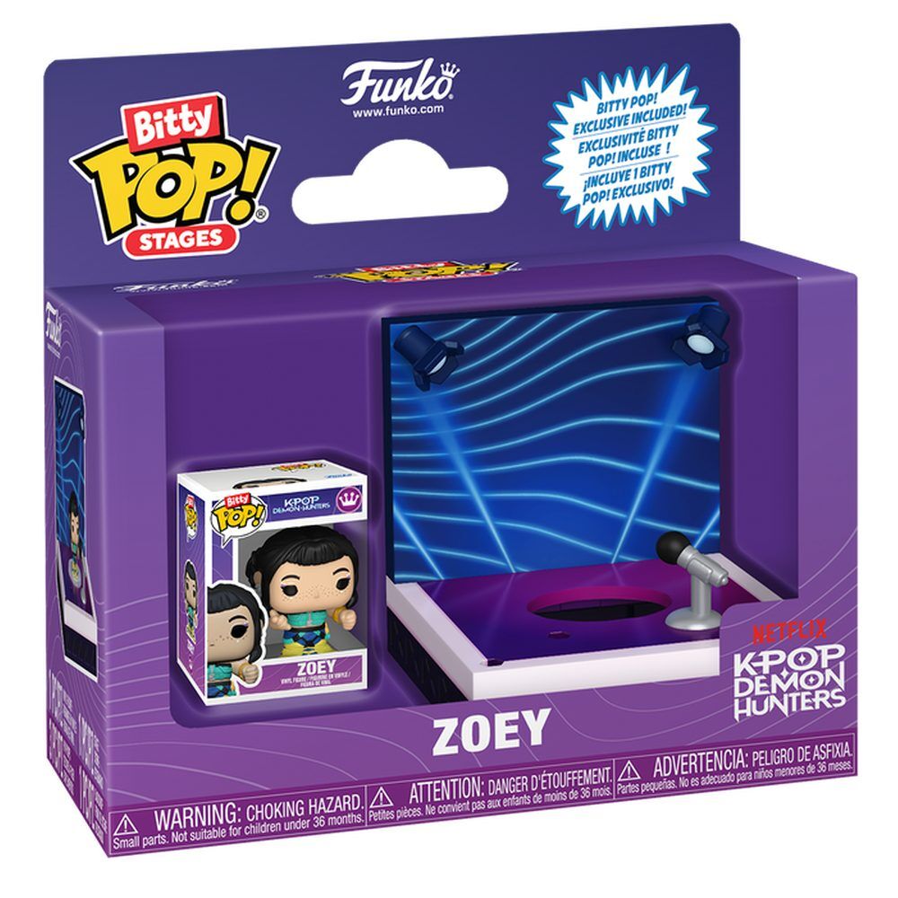 Funko Bitty Pop Stages K-Pop Demon Hunters Zoey