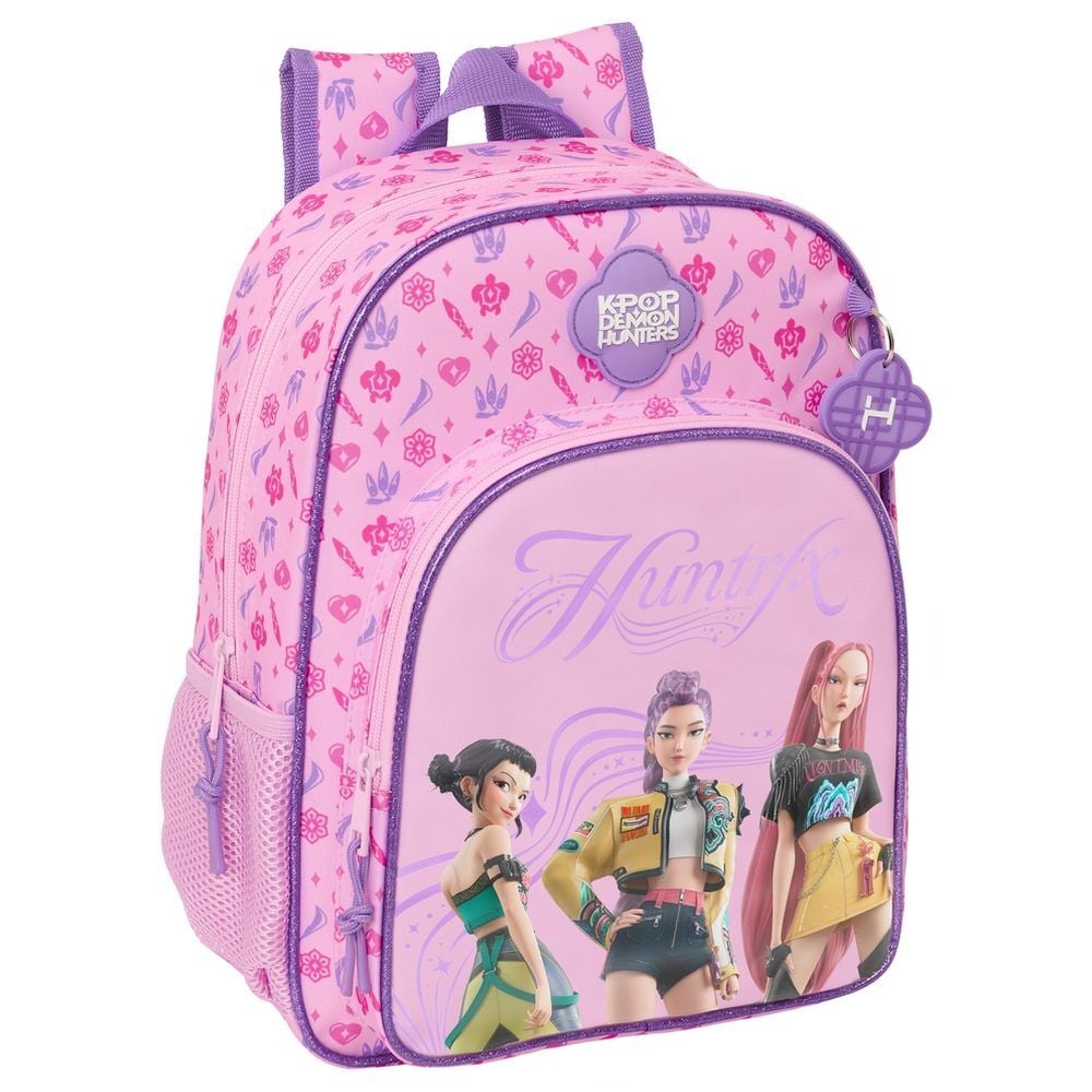 Mochila Pré-Escolar Stage K-Pop Demon Hunters 34cm Adaptável