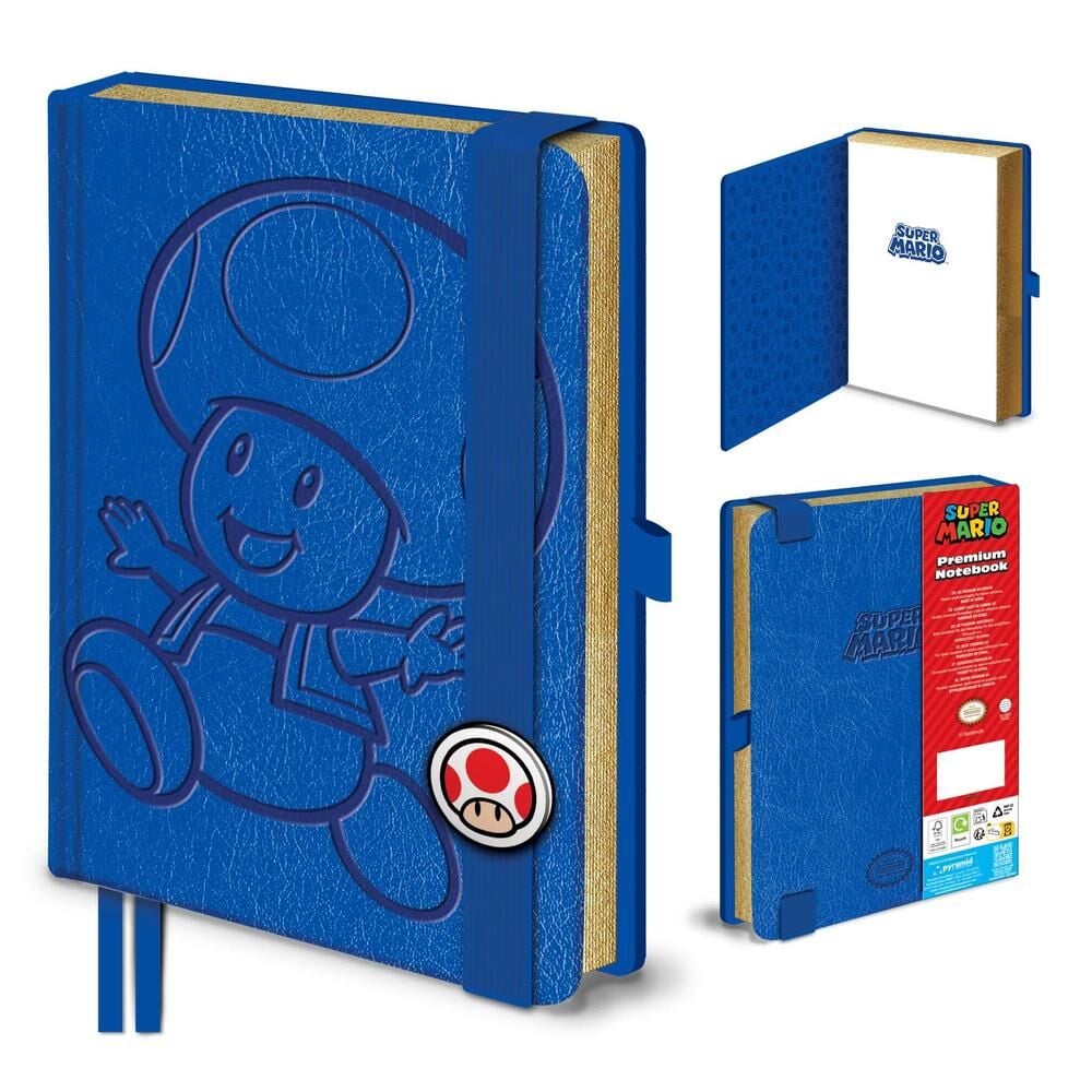 Caderno A5 Toad Super Mario