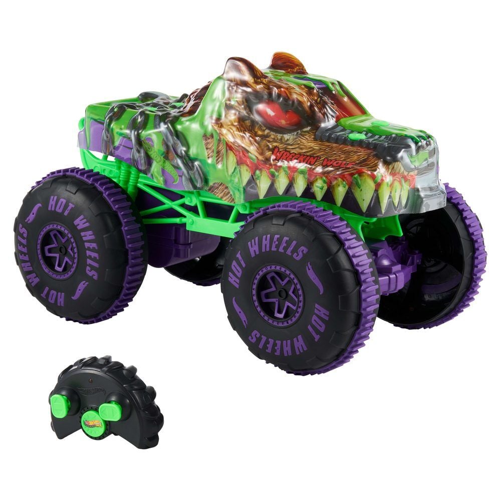 Carro radio control Wreckin Wolf Hot Wheels
