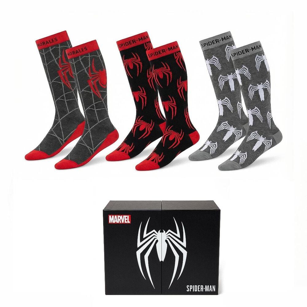 Set de 3 Meias Spiderman Marvel Adulto Sortido