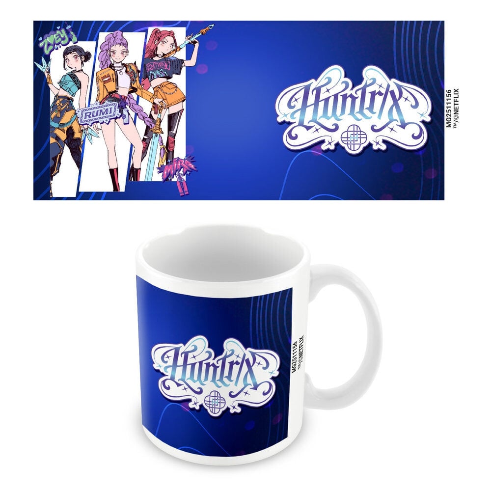 Caneca Logo Huntrix K-Pop Demon Hunters 325ml