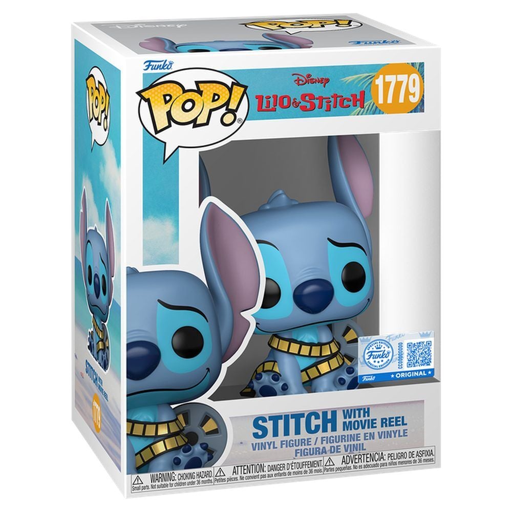 Funko POP Disney Lilo &amp; Stitch - Stitch with Movie Reel Exclusive