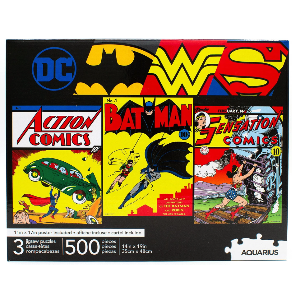 Set 3 Puzzles DC Comics 500pcs