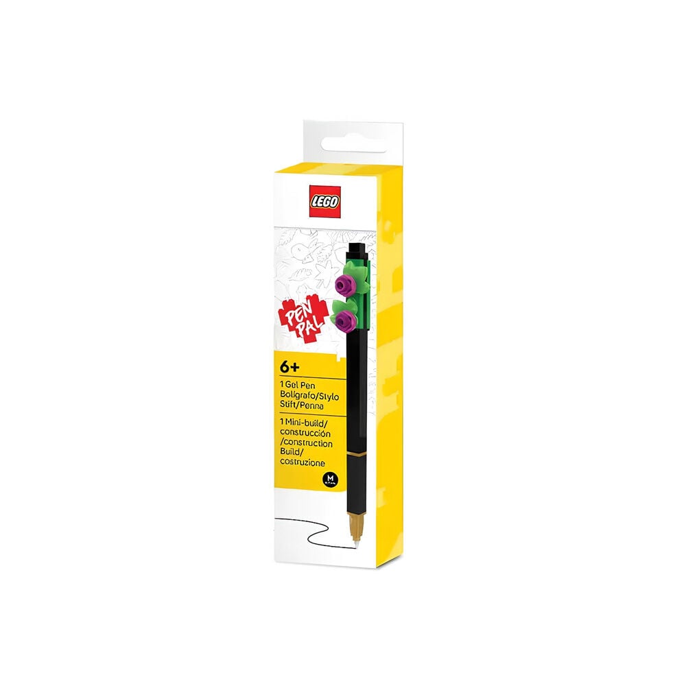 Caneta gel roxa Lego Botanicals