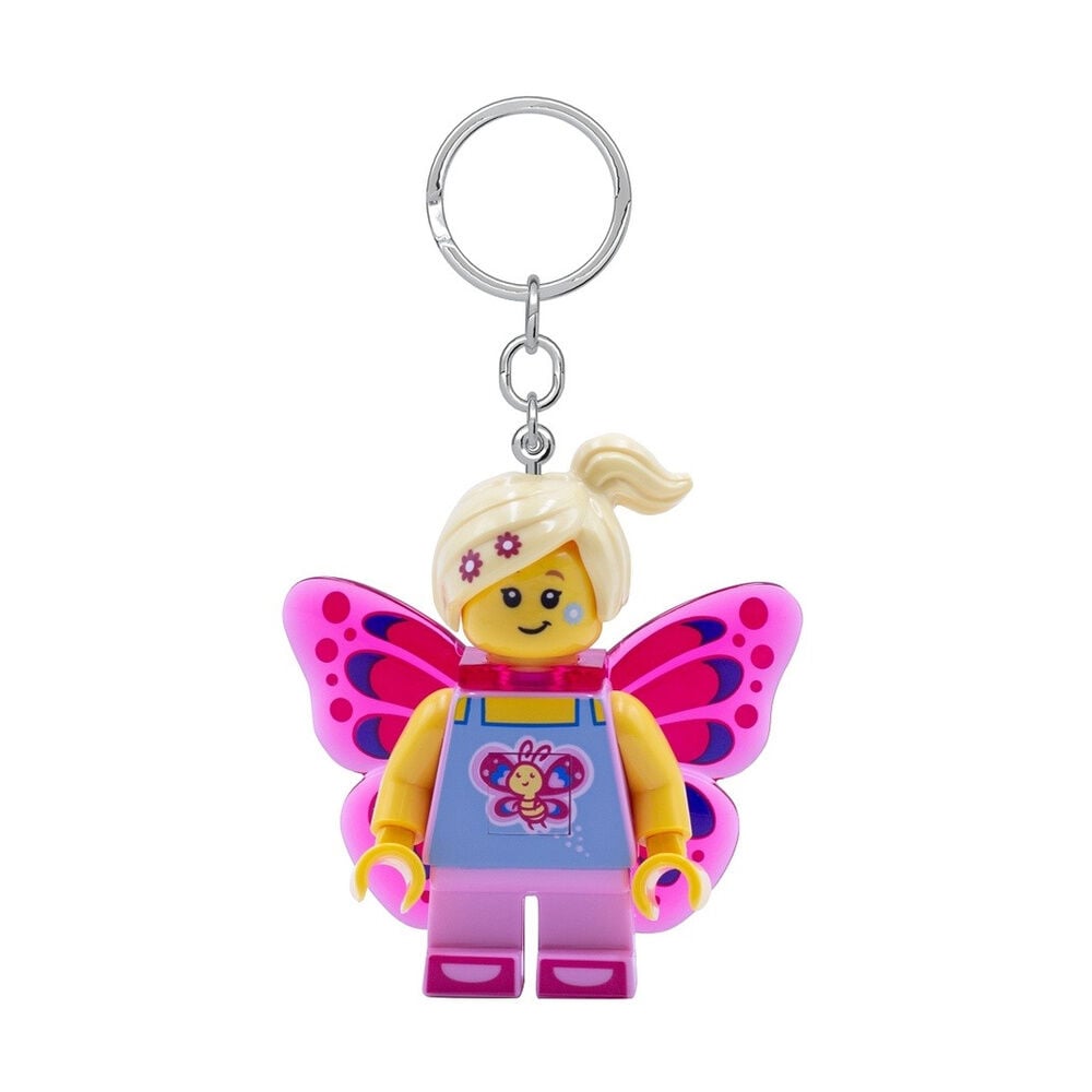 Porta-Chaves com Luz Butterfly Girl Lego