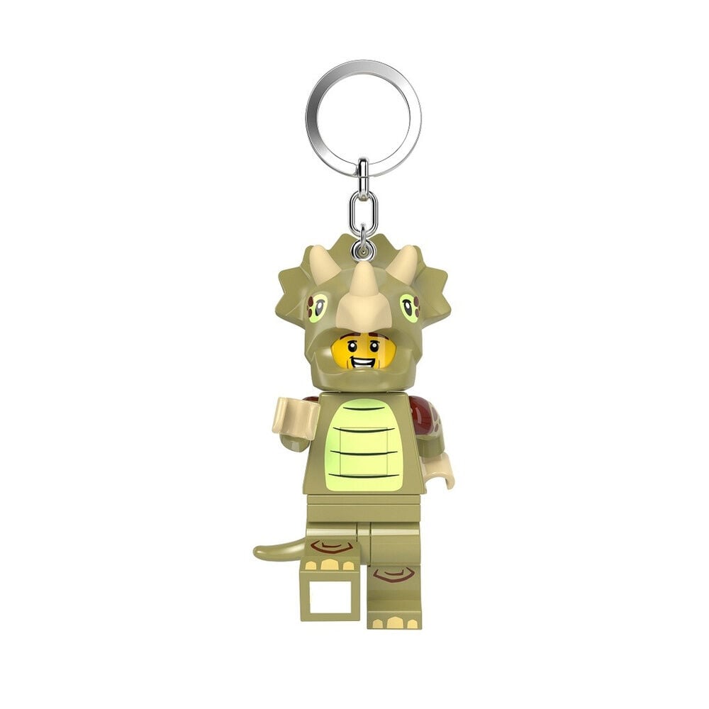 Porta-Chaves com Luz Triceratops Costume Fan Lego