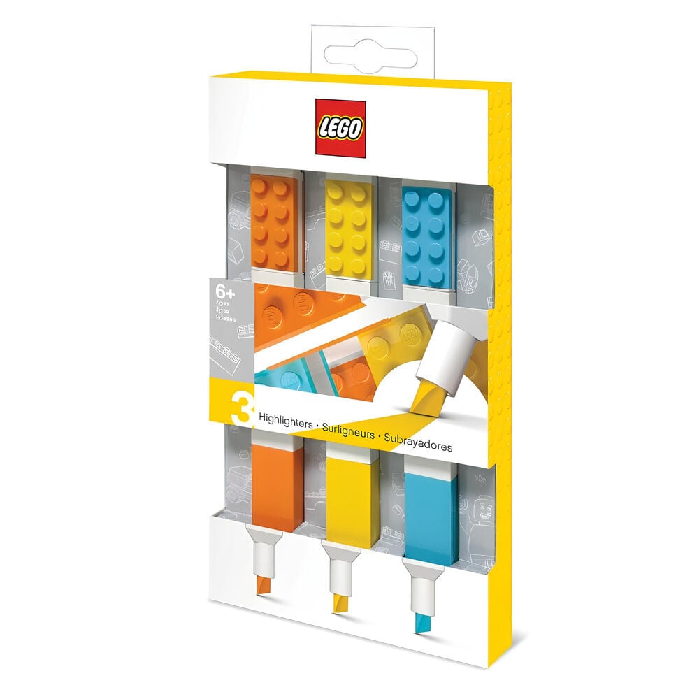 Conjunto de 3 marcadores Lego