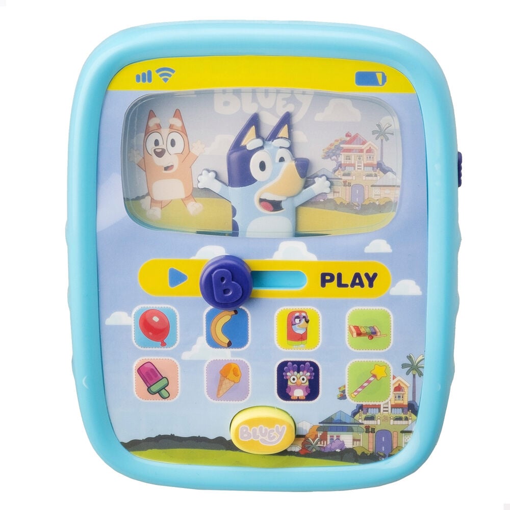 Tablet de atividades da Bluey