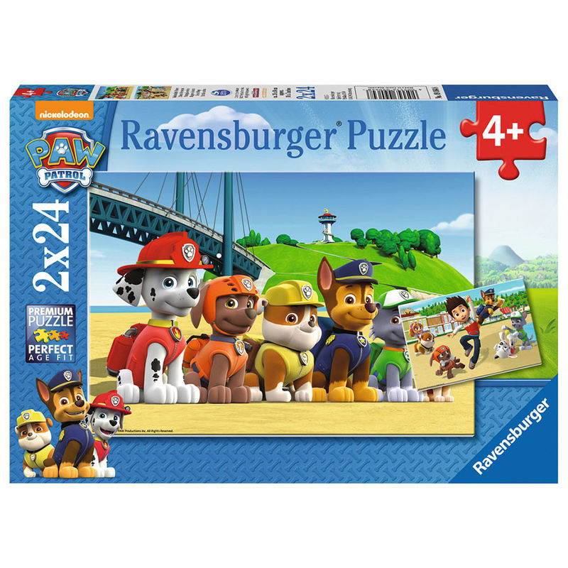 Puzzle Patrulha Pata Beach 2x24pcs
