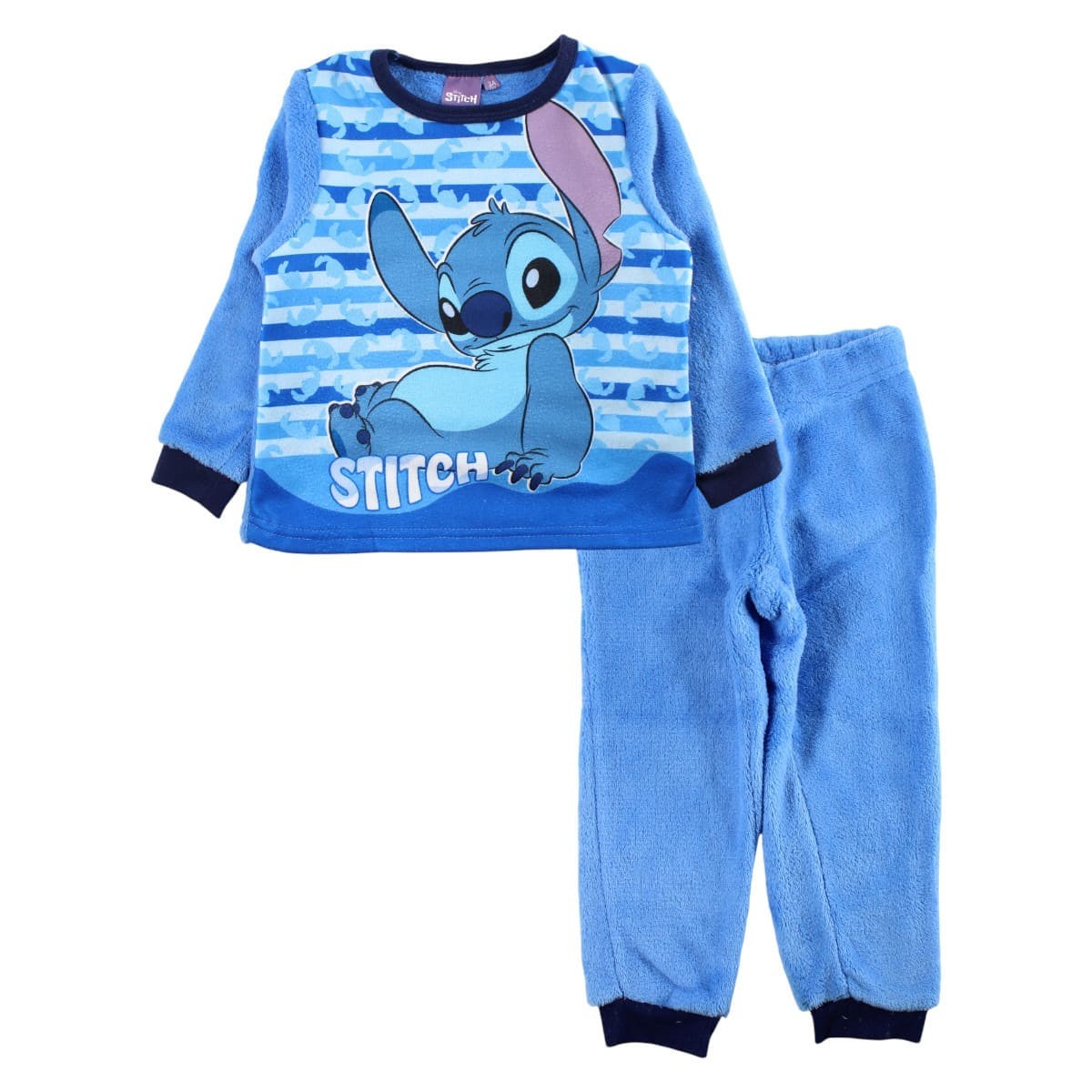 Pijama Polar Lilo &amp; Stitch para Menino - Modelo Sortido