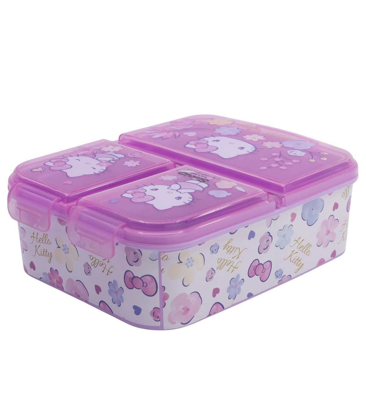 Sanduicheira Multipla com 3 Compartimentos Hello Kitty