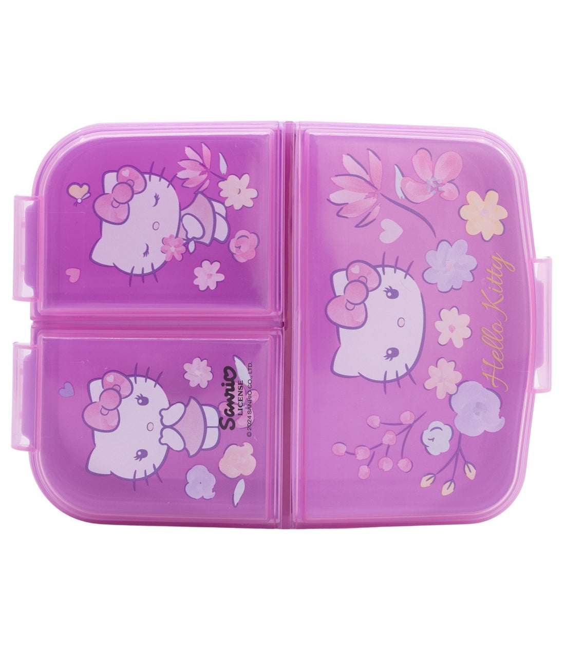 Sanduicheira Multipla com 3 Compartimentos Hello Kitty