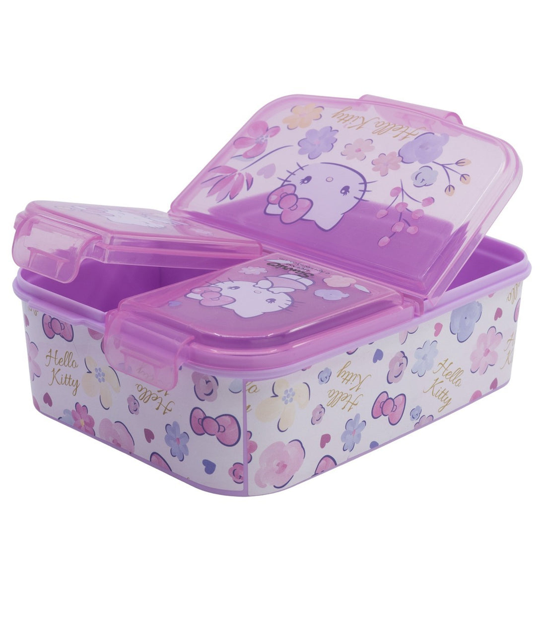 Sanduicheira Multipla com 3 Compartimentos Hello Kitty
