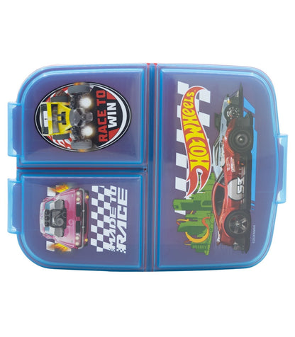Sanduicheira Multiple com 3 Compartimentos Hotwheels Blue Fire