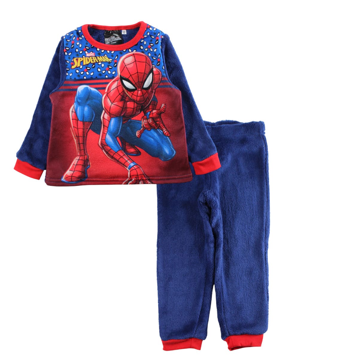 Pijama Infantil Polar Manga Comprida Spiderman