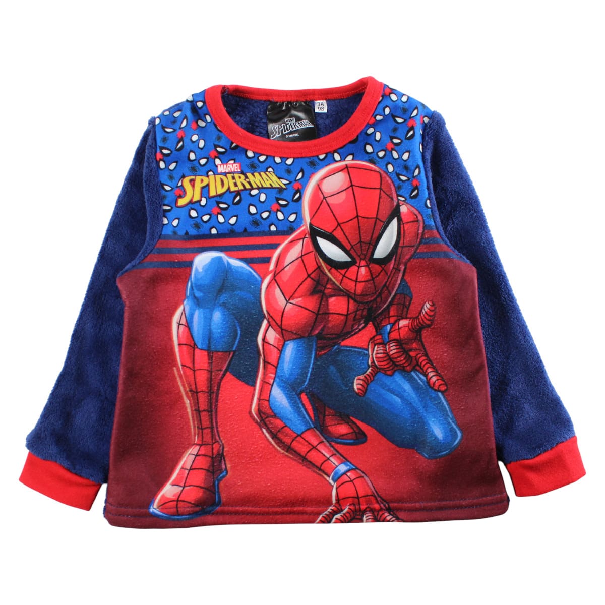 Pijama Infantil Polar Manga Comprida Spiderman