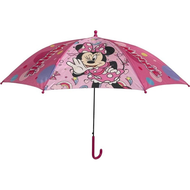 Guarda Chuva Automático Poliéster Minnie Mouse